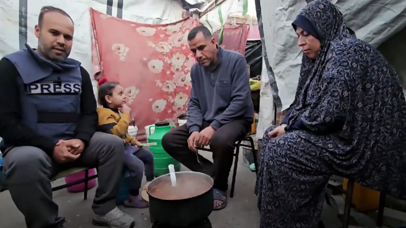 رمضان في مخيمات اللاجئين في غزة 